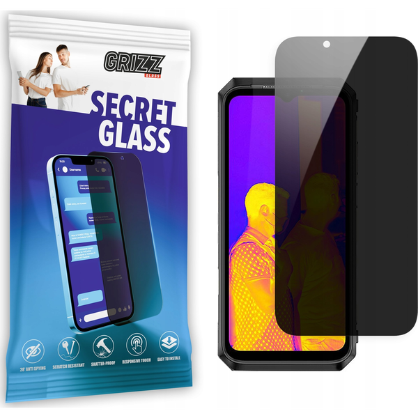  GrizzGlass Szkło prywatyzujące GrizzGlass SecretGlass Ulefone Armor 11T 5G