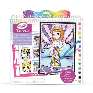 Crayola Creations: Művészet a divatban rajzkészlet (26200) (26200)