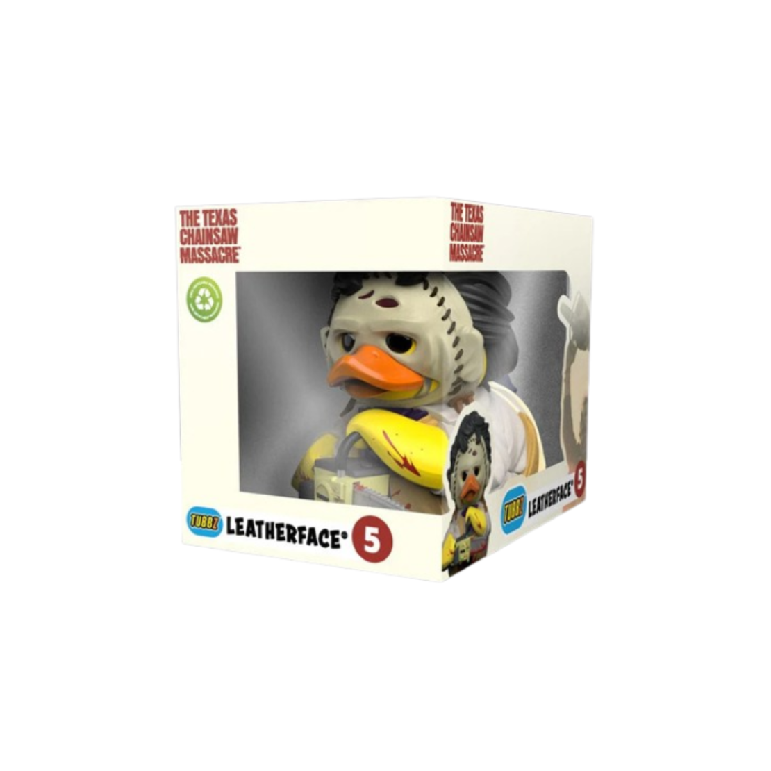 Numskull Tubbz Boxed A texasi láncfűrészes mészárlás - Leatherface Gumikacsa figura 9cm (NS5061)