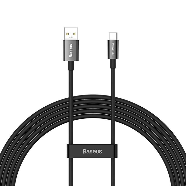 Baseus Superior Series USB - USB-C kábel 65W PD 2m fekete (CAYS001001)