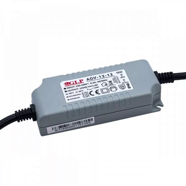 Захранване GLP, 12W, 12V, 1A, IP40, Многоцветен