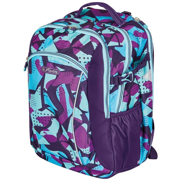 Herlitz Ultimate CamoPurple iskolatáska - Mintás