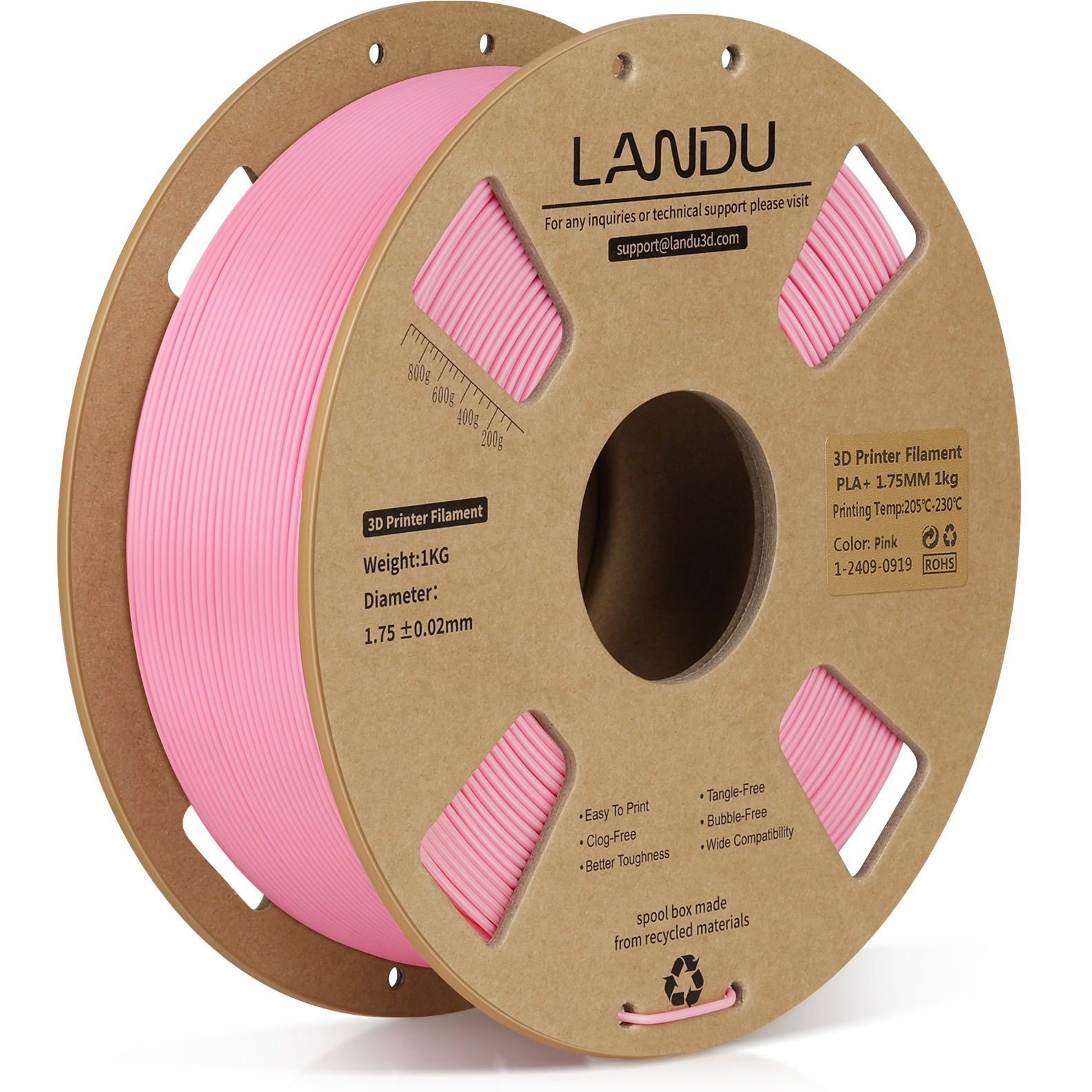 Landu PLA+ Pink 1kg (landu250716)