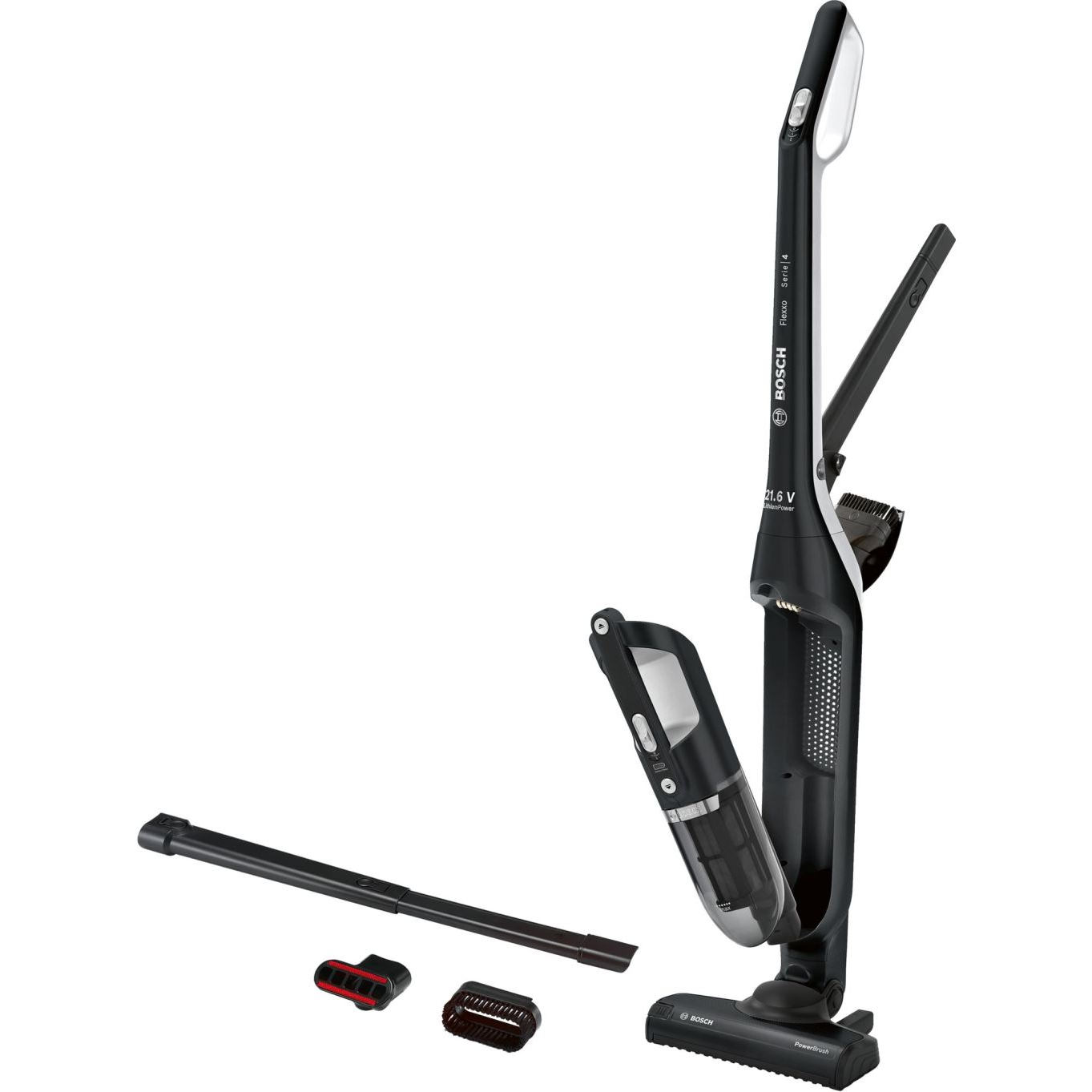 Bosch BBH32101 Flexxo 2in1 vezeték nélküli porszívó fekete (BBH32101_)