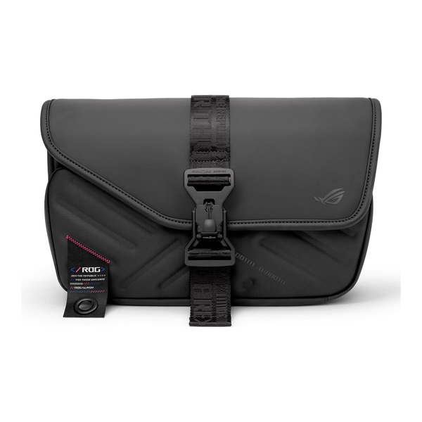 ASUS BC3004 ROG SLASH SLING BAG 4.0 PU leer, Polyester Zwart