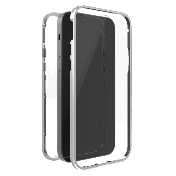 Black Rock 360° Glass Cover Apple iPhone 14 tok ezüst (1200TGC08) (1200TGC08)