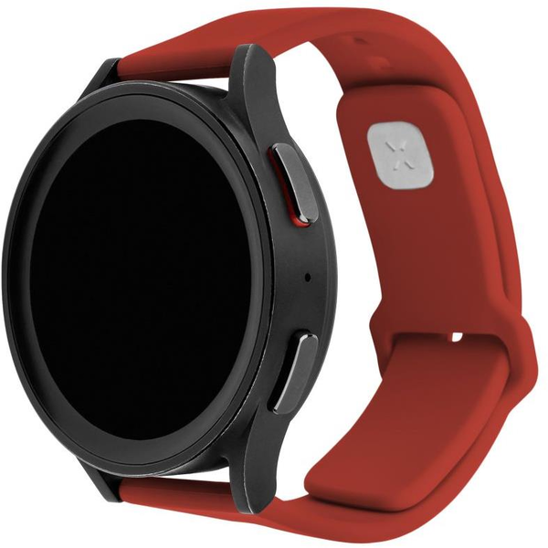 FIXED Silicone Sporty Strap with Quick Release 20mm smartwatch - piros
