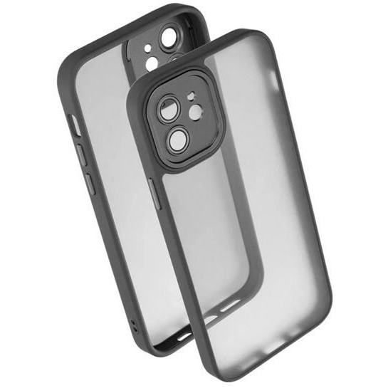 Gigapack Apple iPhone 11 szilikon tok akril hátlappal fekete (GP-153365) (GP-153365)