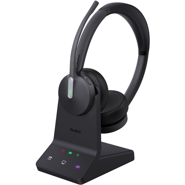 Yealink WH64 Dual UC Auricolare Wireless A Padiglione Ufficio USB tipo-C Bluetooth Nero