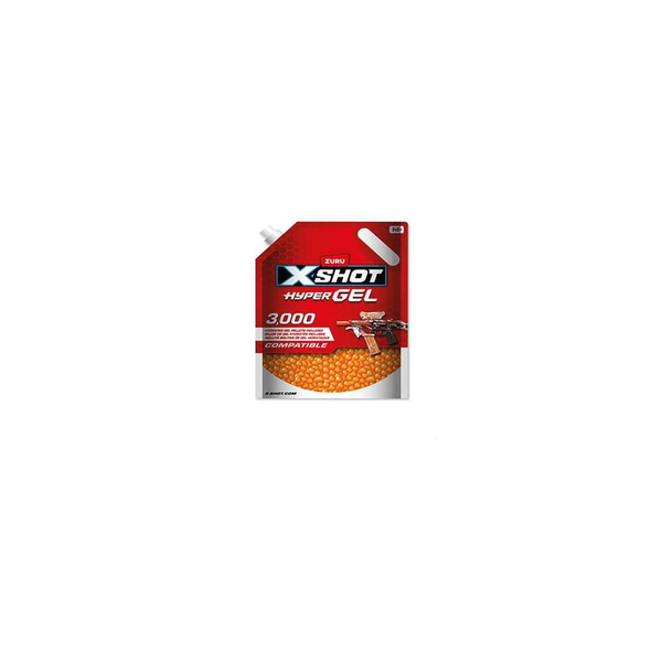 Zuru XSHOT HyperGEL zselé töltény 3000 db - Narancssárga