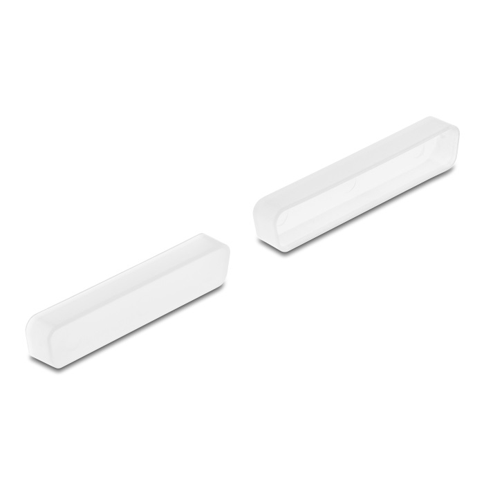 Delock 2 db. fekete borítás por ellen D-Sub 37 áttetsző (67126) (67126)