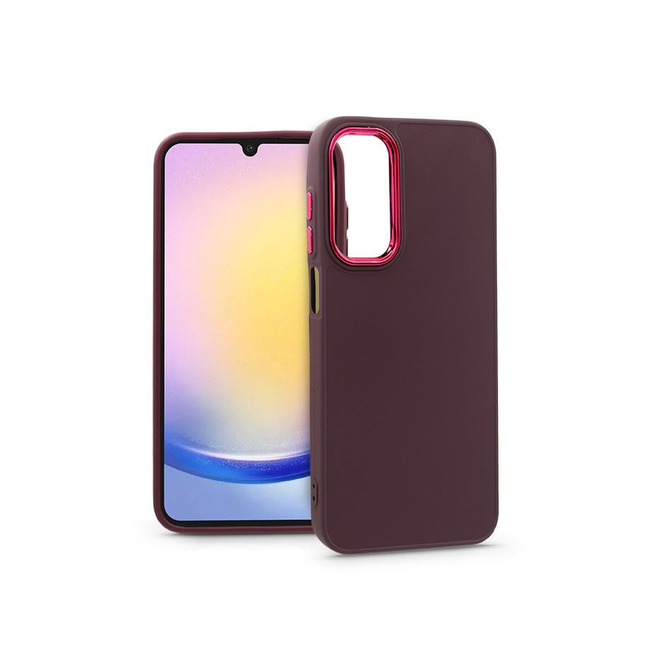 Haffner Frame Samsung Galaxy A25 5G szilikon tok bíbor (HF254932) (HF254932)