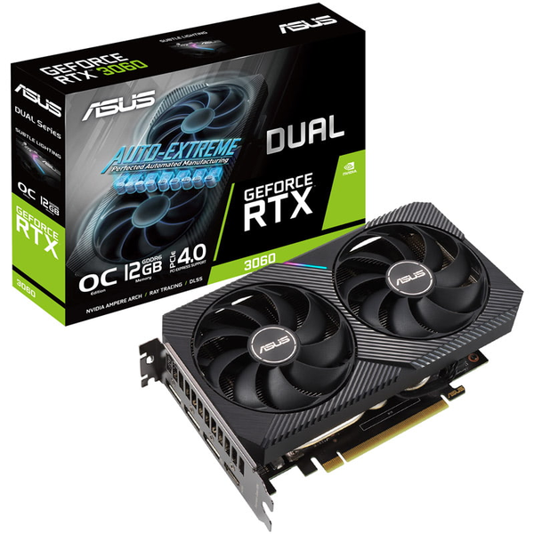 ASUS GeForce Dual V2 RTX 3060 12GB OC GDDR6 192bit LHR