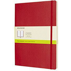 Moleskine Notesz Qp623F2 Puha Skarlát Piros XL Sima (247011)