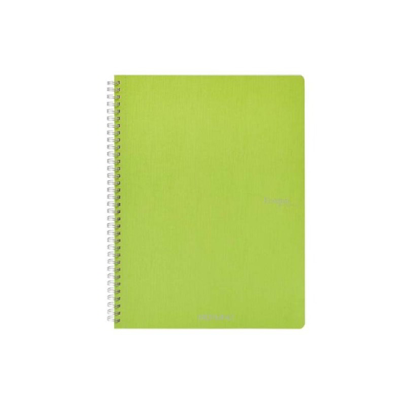 Fabriano Ecoqua 70 lapos A5 sima spirálfüzet - Világoszöld (19148007)
