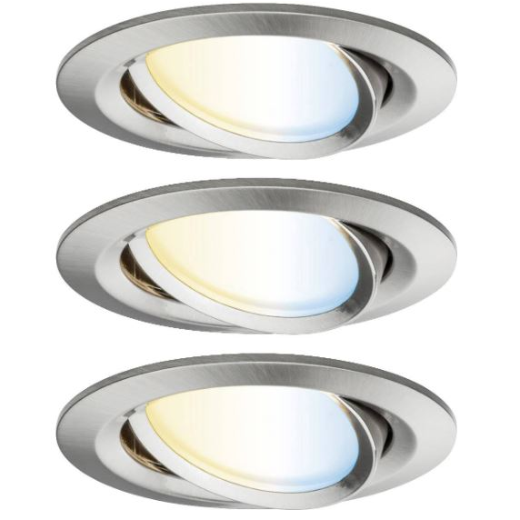 Paulmann LED-es beépíthető lámpa LED 18 W Vas (92962) (P92962)