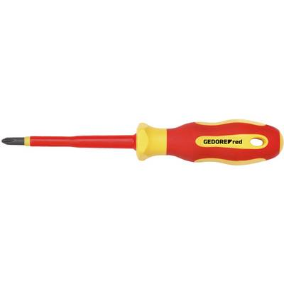 Kereszthornyú csavarhúzó Gedore RED R39200219 2 Penge hossz: 100 mm DIN 7438, DIN ISO 8764, DIN EN 60900 (3301405)