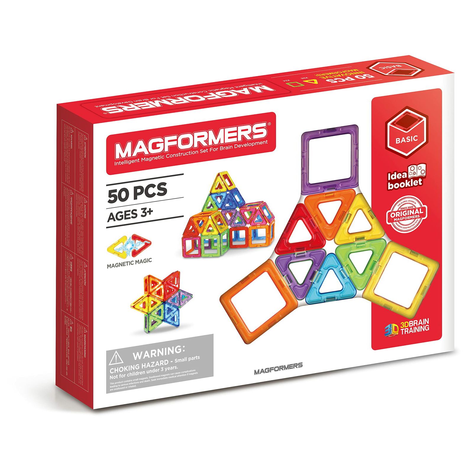Magformers Alapok 50 darabos mágneses építőjáték készlet (005-701006)