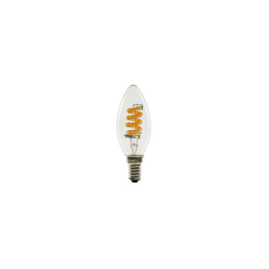 Segula LED Candle Curved átlátszó izzó 3,3W 200lm 2700K E14 - Meleg fehér (55300)