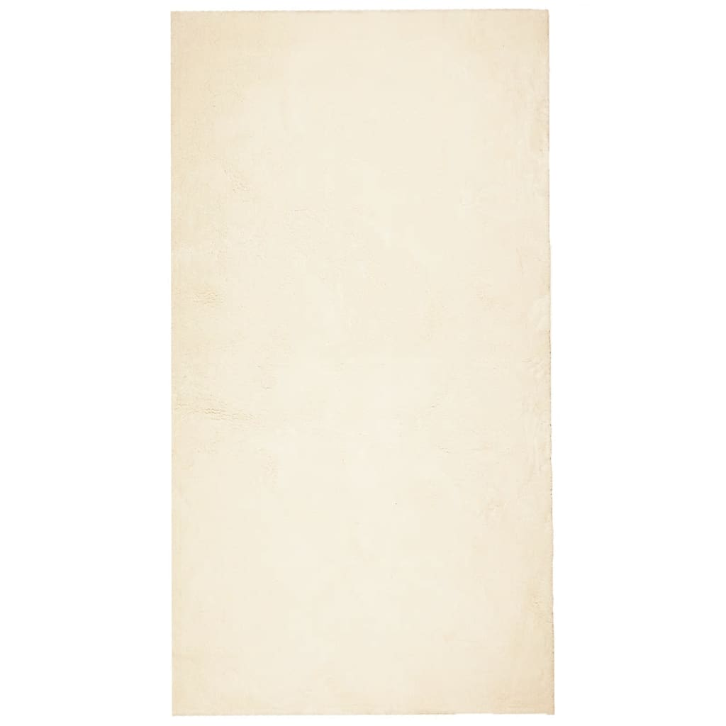 HUARTE krémszínű rövid szálú puha és mosható szőnyeg 60x110 cm (375032)