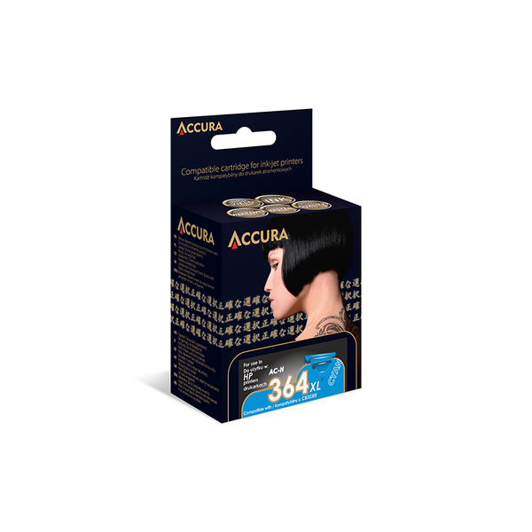 Cartuș de cerneală Accura HP 364XL - Cyan 14 ml