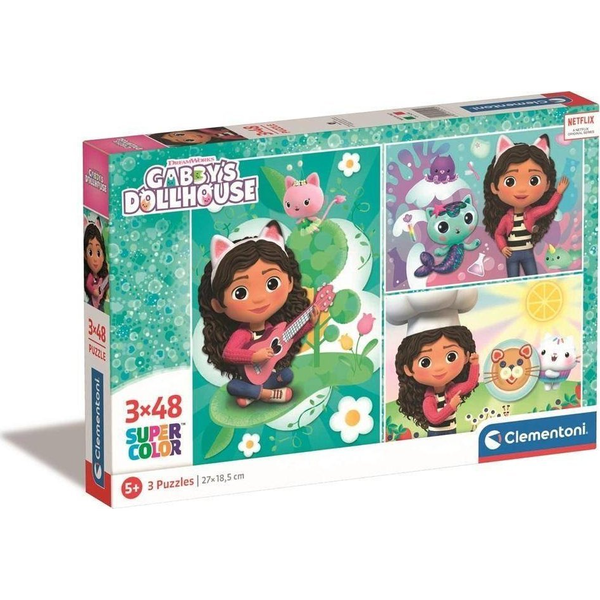 Clementoni Gabby’s Dollhouse Kirakós játék 48 db Rajzfilmek