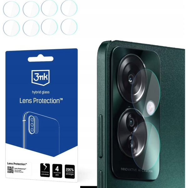 Hybridní Sklo 3MK pro Oppo Reno11 F, 4 ks