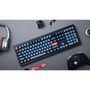 Keychron V6 Max D3 Brown Switch Mechanikus Wireless USB-C Gaming Billentyűzet HUN - Fekete/Kék