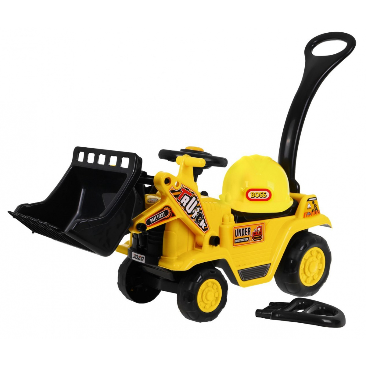 Ramiz Ráülős Buldózer munkavédelmi sisakkal - Sárga (ZDN.YD1004)