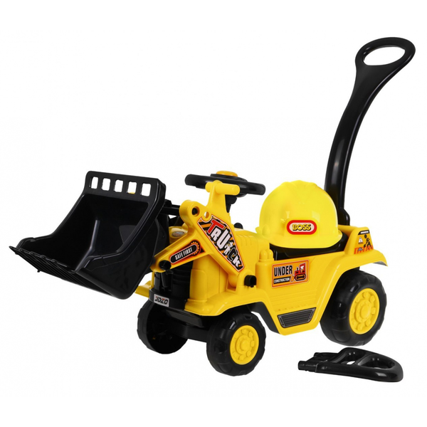 Ramiz Ráülős Buldózer munkavédelmi sisakkal - Sárga