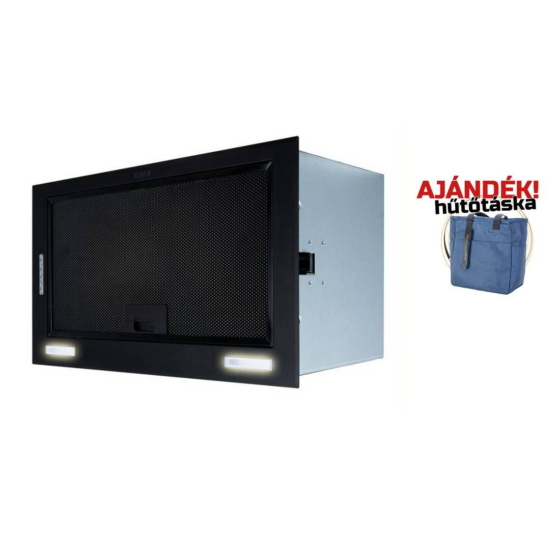 Elica FOLD BL MAT/A/52 beépíthető páraelszívó, fekete 52 cm (PRF0181960ht)