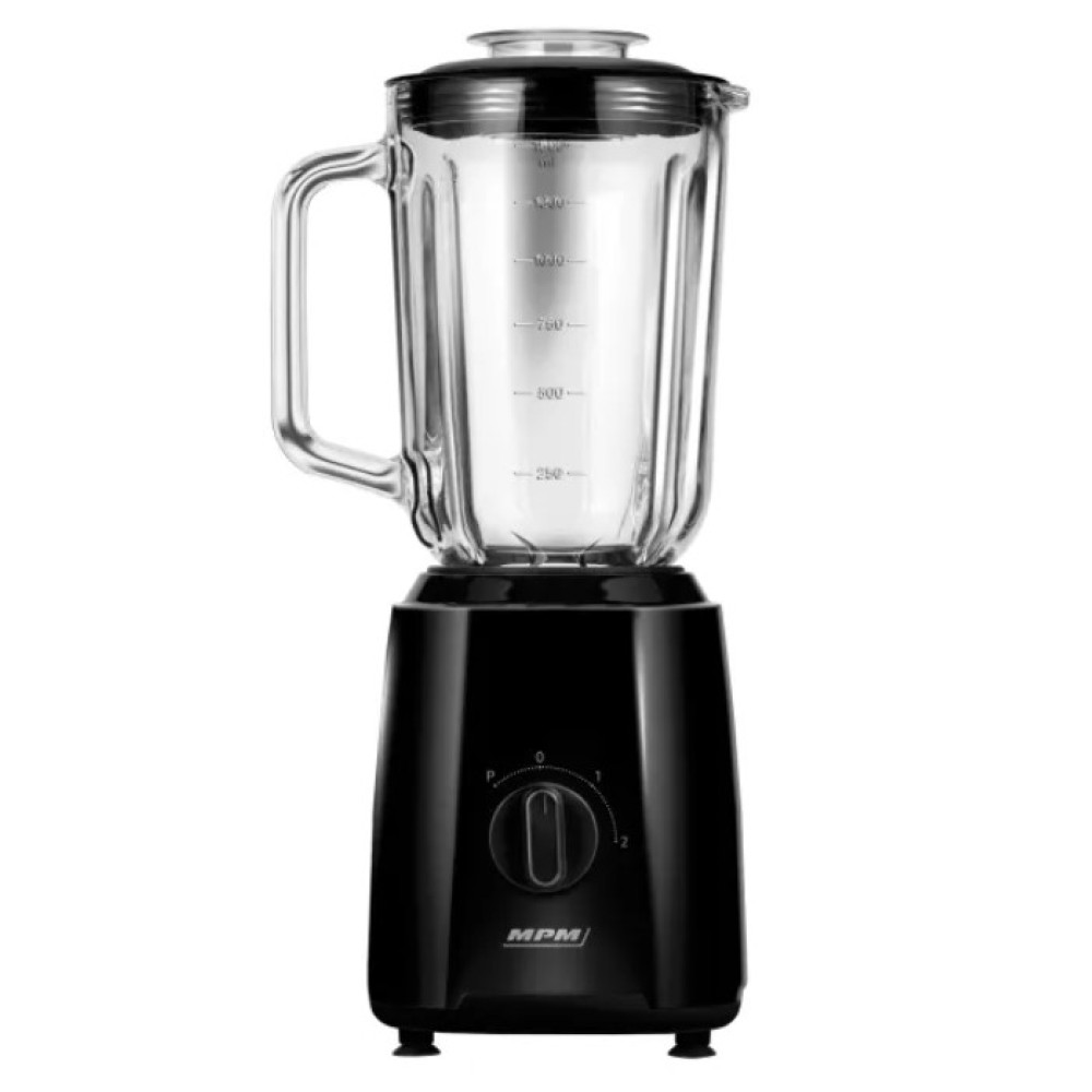 MPM MBL-37 Elektromos Turmixgép 1,5L 750 Watt - Fekete (MBL-37)