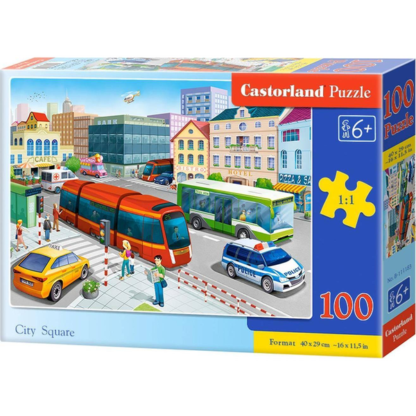 Castorland B-111183 puzzle-uri Puzzle (cu imagine) fierăstrău 100 buc. Vehicule