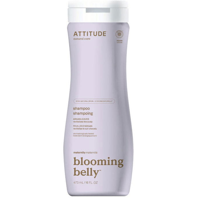 ATTITUDE Blooming Belly természetes sampon argánolajjal nem csak kismamáknak, 473 ml (626232110111)