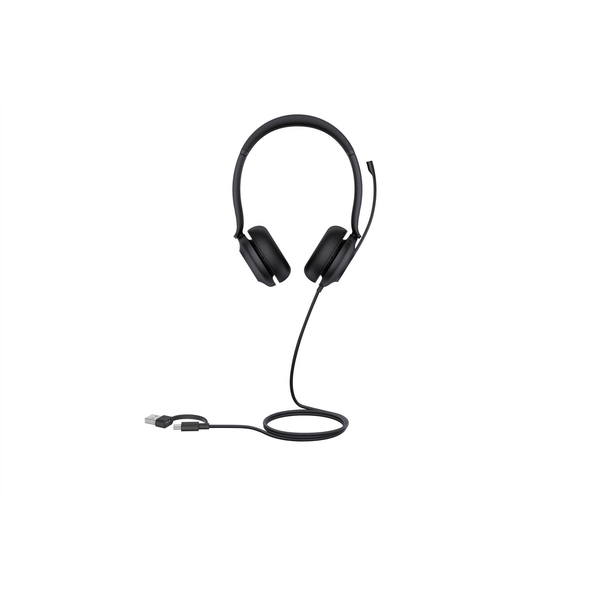 Yealink UH35 Dual UC USB-C/A Ledningsført Opkald/musik USB Type-C / USB Type-A Sort