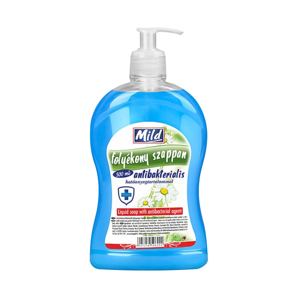 Tekuté mydlo antibakteriálne 500 ml, pumpička, jemné
