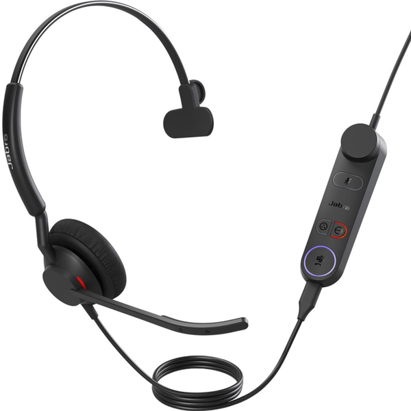 Jabra Engage 50 II Headset Ledningsført Kontor/Callcenter USB Type-C Sort