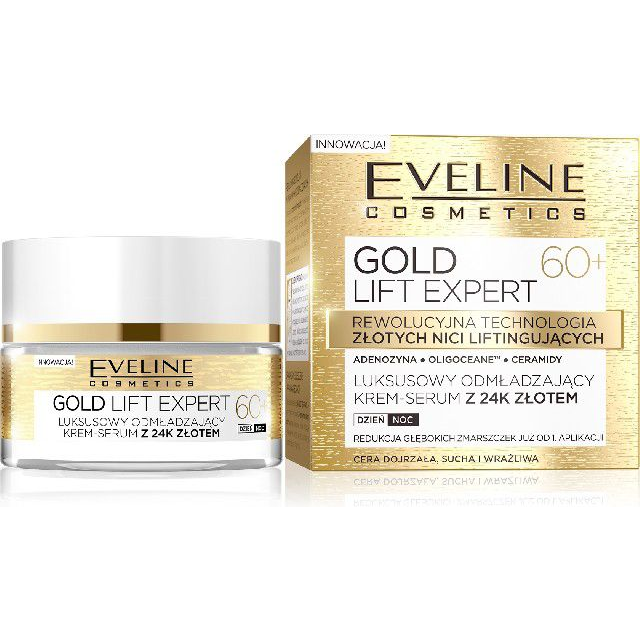 EVELINE COSMETICS Gold Lift Expert Day&amp;Night 60+ 50 ml (081951)
