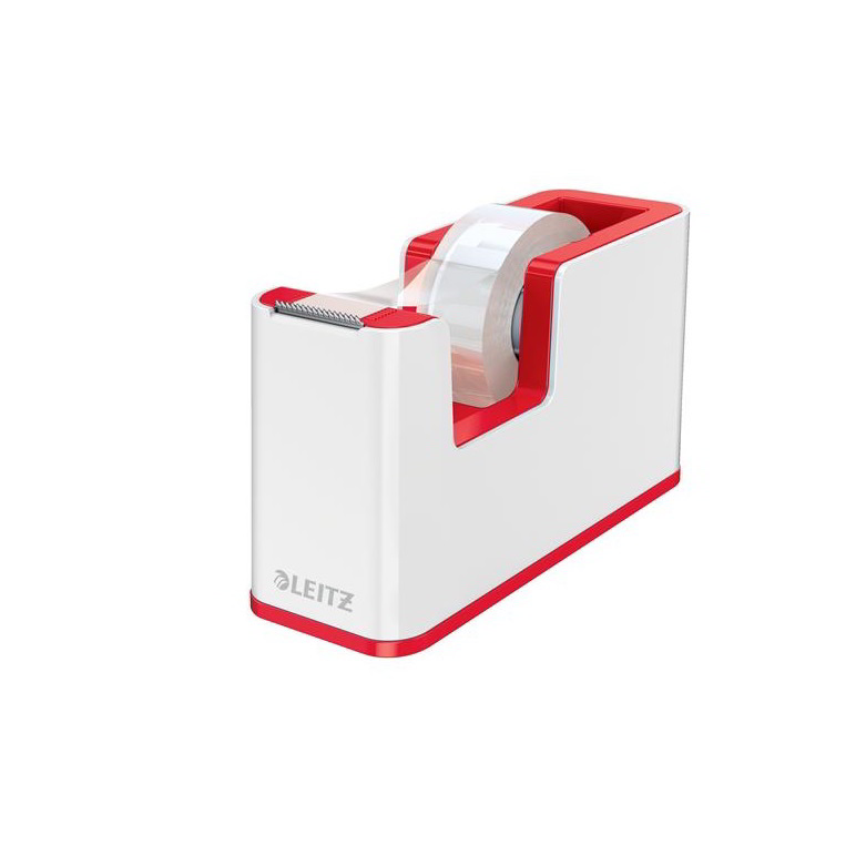 Leitz Wow Ragasztószalag-adagoló - Fehér!piros (53641026)