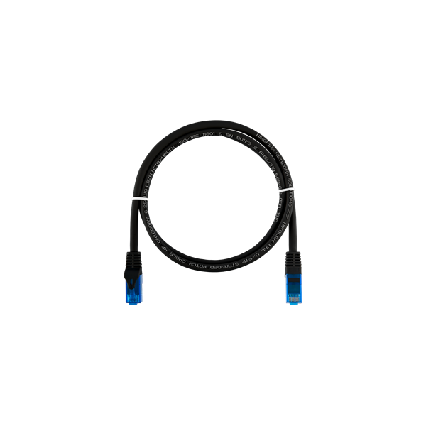 NIKOMAX Patch kábel UTP, CAT6, LSZH, Essential Series,  5m, fekete