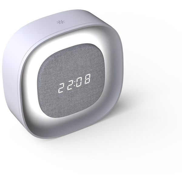 Techly IC-CLOCK-56WH wekker Digitale wekker Grijs, Wit