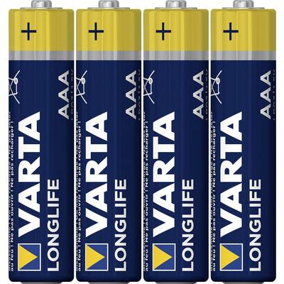 Varta Longlife Batterie Еднократна батерия AAA Алкална