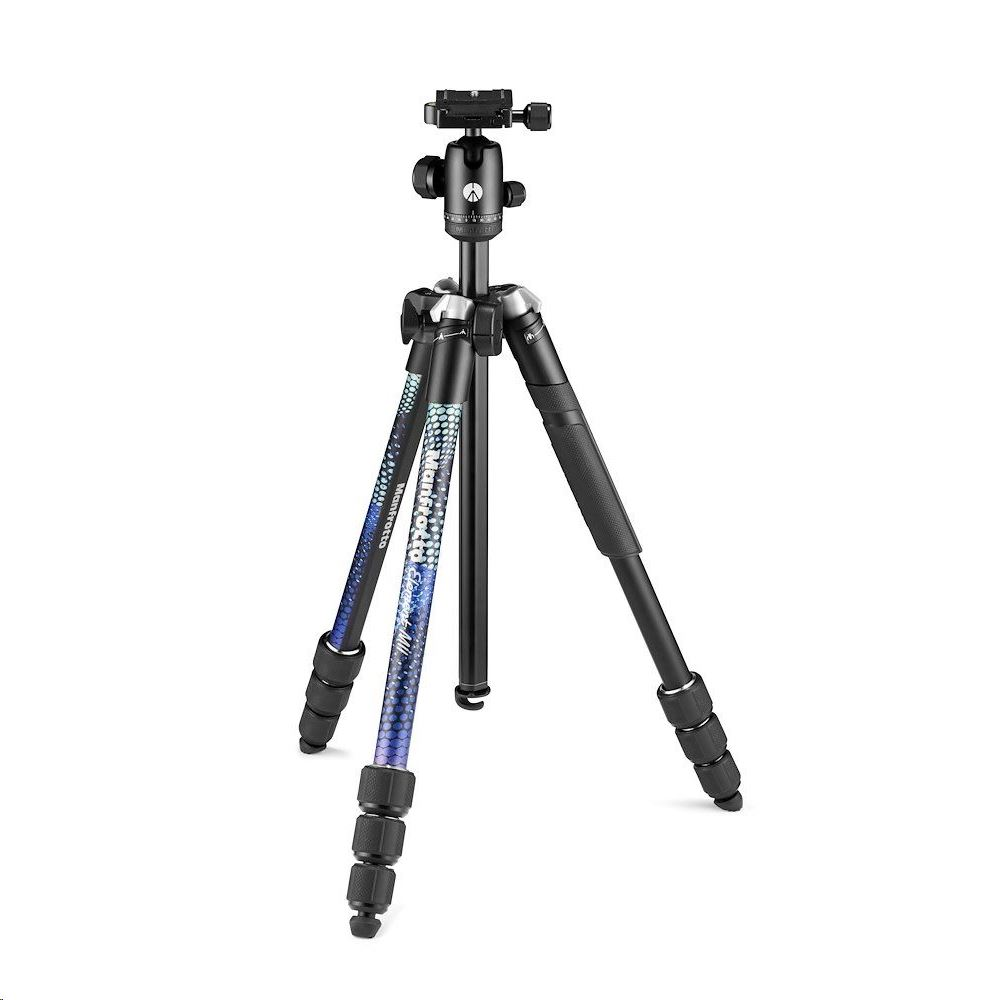 Manfrotto MKELMII4BL-BH Element MII állvány gömbfejjel kék (MKELMII4BL-BH)