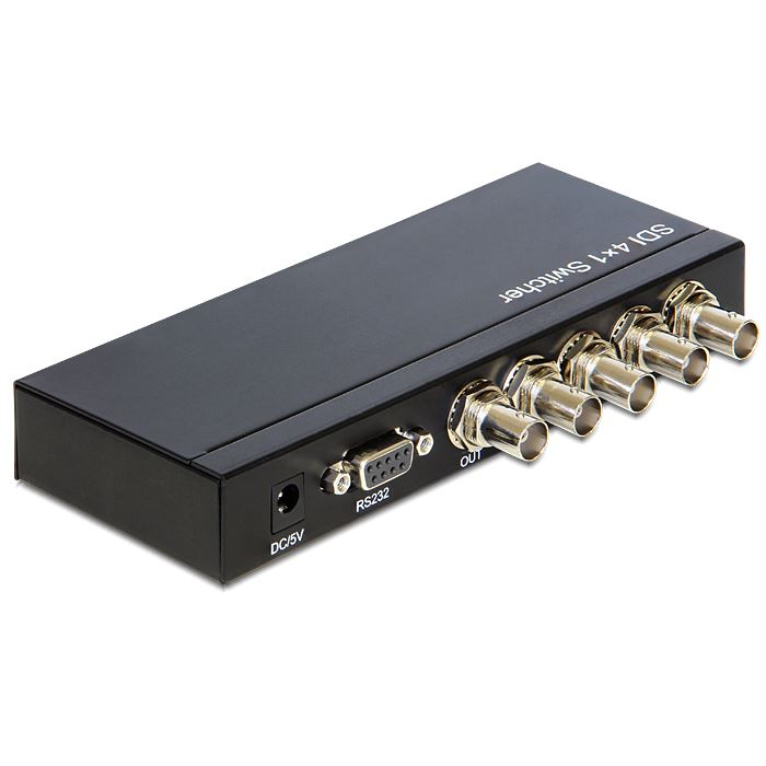 Delock 3G-SDI kapcsoló 4 > 1 (93251) (del93251)