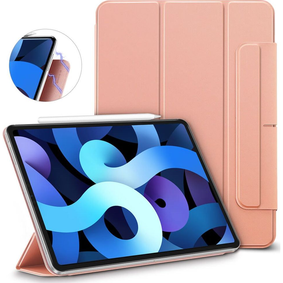 ESR Apple iPad Air 4 (2020) Rebound Magnetic flip tok rozéarany (52424) (4894240122655)