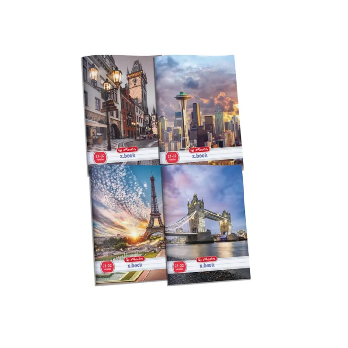 Herlitz City 80 lapos A5 vonalas füzet (09543968)