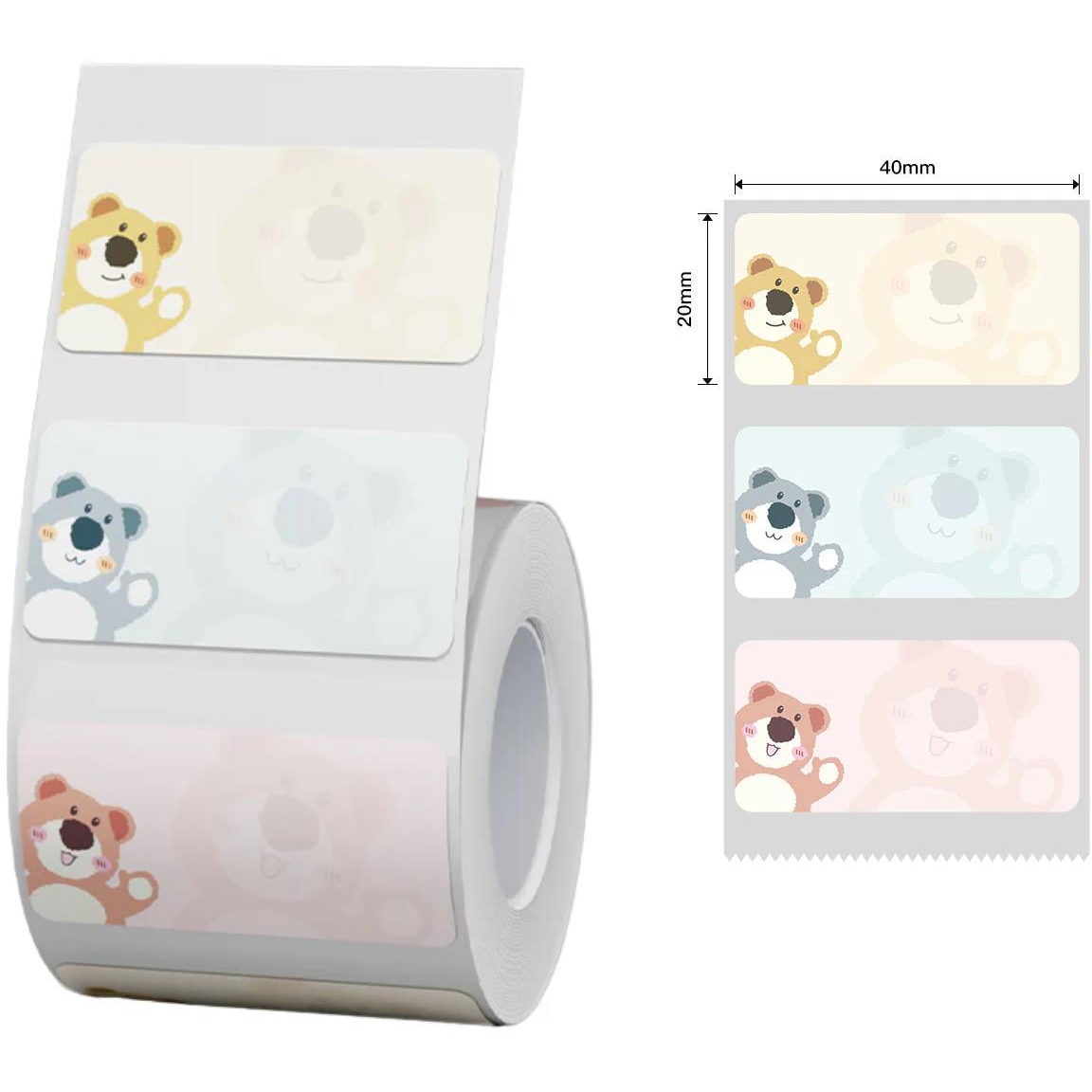 Niimbot T 40x20mm 320 db, mackók - B21, B21S, B3, B1S kompatibilis (A2A78838501)