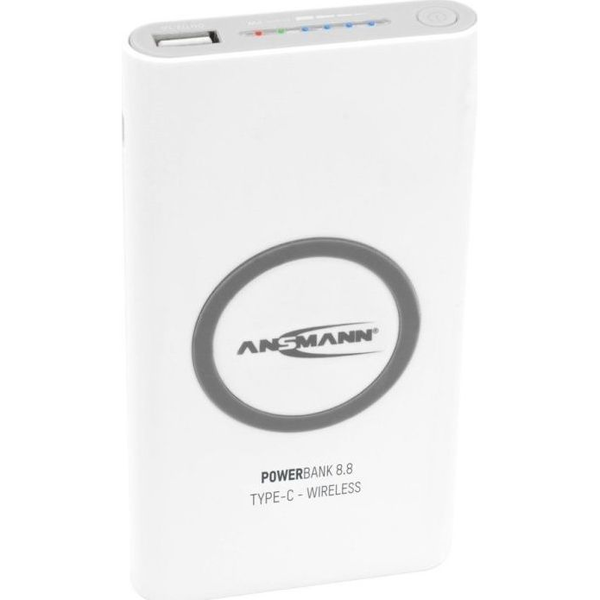 Ansmann Powerbank 8.8 Type-C Wireless 8000mAh Fehér