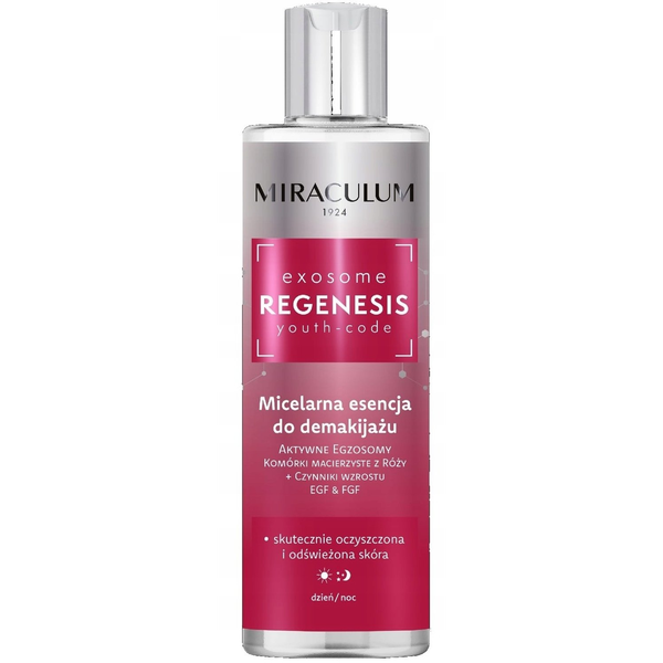 MIRACULUM Exosome Regenesis Youth-Code Micelarna esencja do demakijażu 200 ml