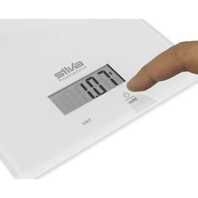 Silva Homeline KW 100 Konyhai mérleg digitális Mérési tartomány (max.)=5 kg Fehér (460060) (460060)